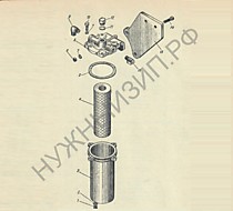 Топливный фильтр грубой очистки ЯАЗ-204; ЯАЗ-206