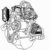 Двигатель М407; М408 (Москвич 403;407;408; АБ-8)
